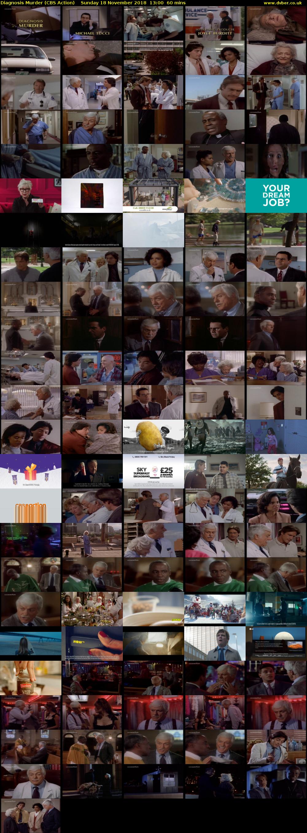 Diagnosis Murder (CBS Action) Sunday 18 November 2018 13:00 - 14:00