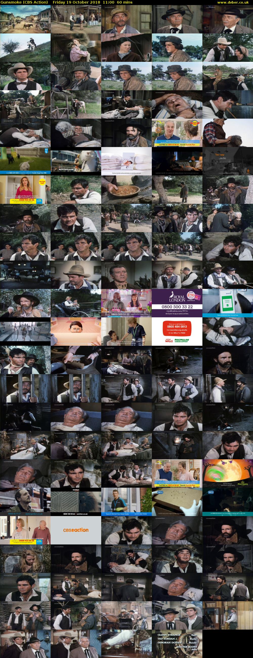 Gunsmoke (CBS Action) Friday 19 October 2018 11:00 - 12:00