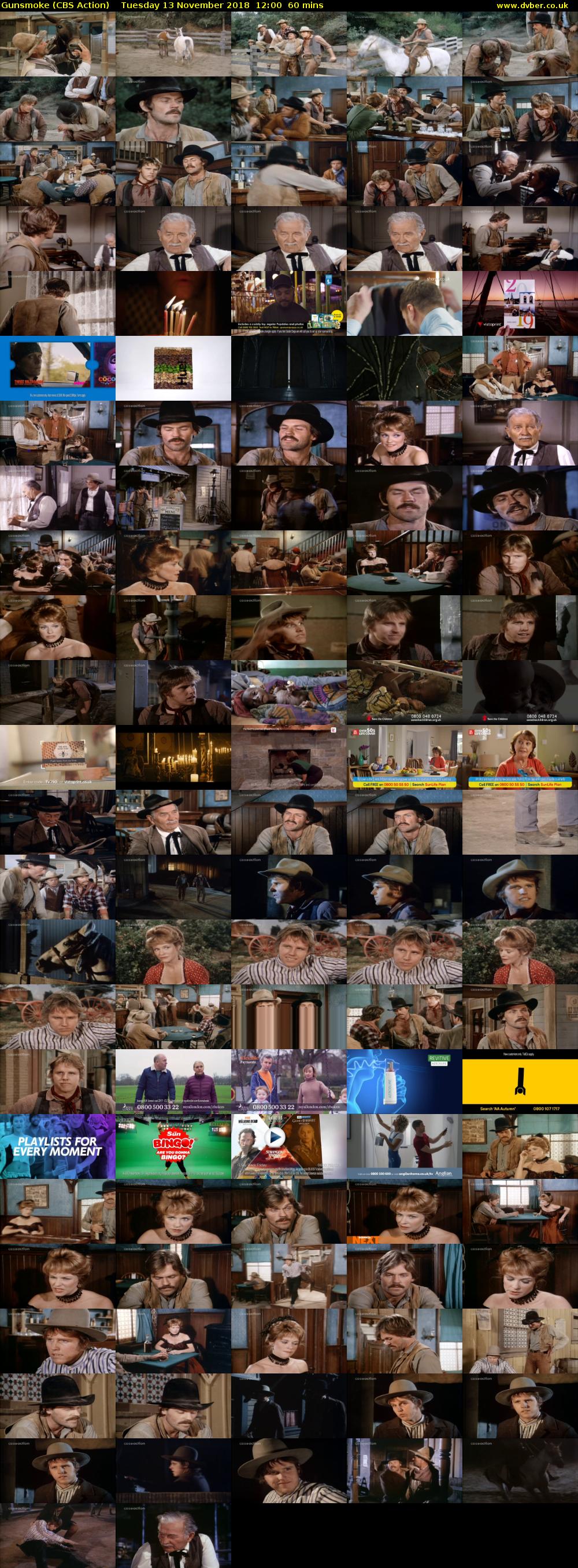 Gunsmoke (CBS Action) Tuesday 13 November 2018 12:00 - 13:00