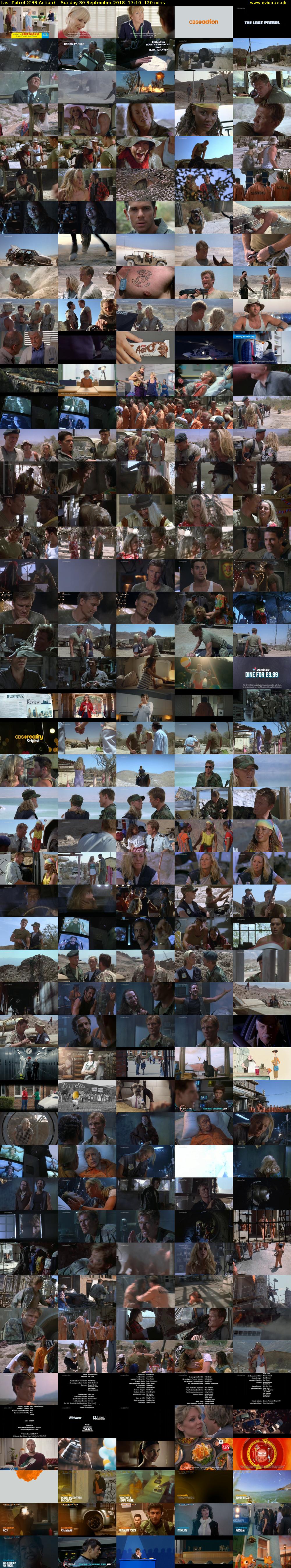 Last Patrol (CBS Action) Sunday 30 September 2018 17:10 - 19:10