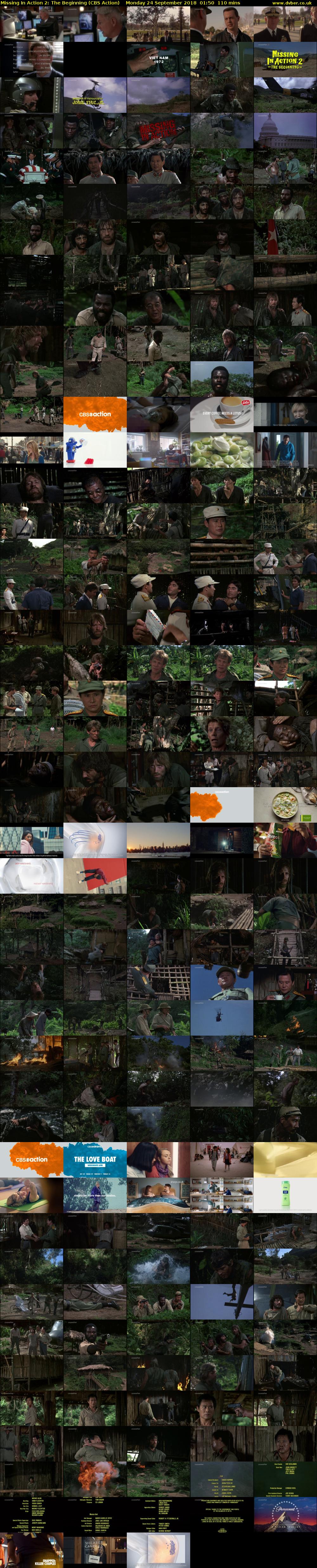 Missing In Action 2: The Beginning (CBS Action) Monday 24 September 2018 01:50 - 03:40