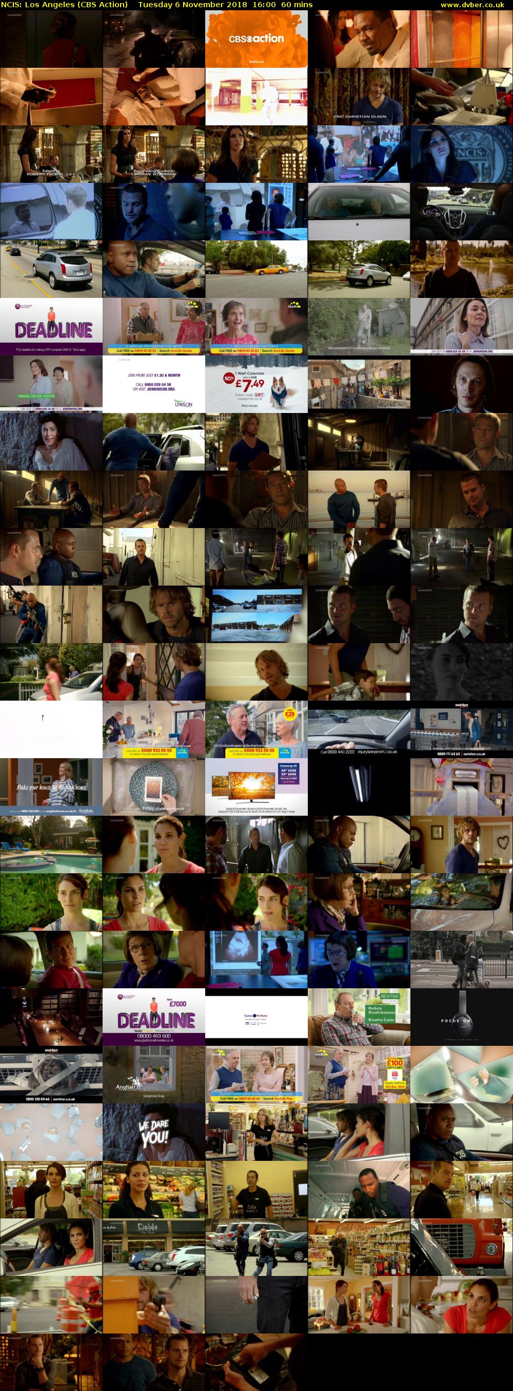 NCIS: Los Angeles (CBS Action) Tuesday 6 November 2018 16:00 - 17:00
