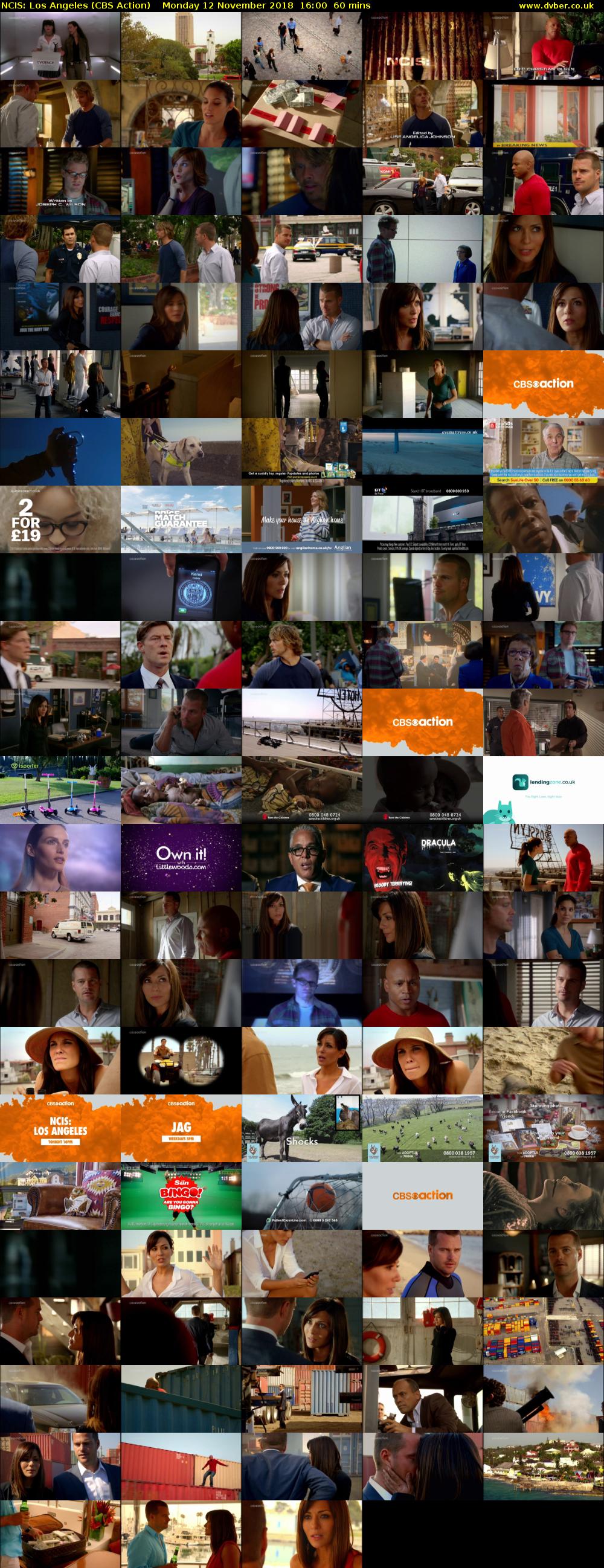 NCIS: Los Angeles (CBS Action) Monday 12 November 2018 16:00 - 17:00