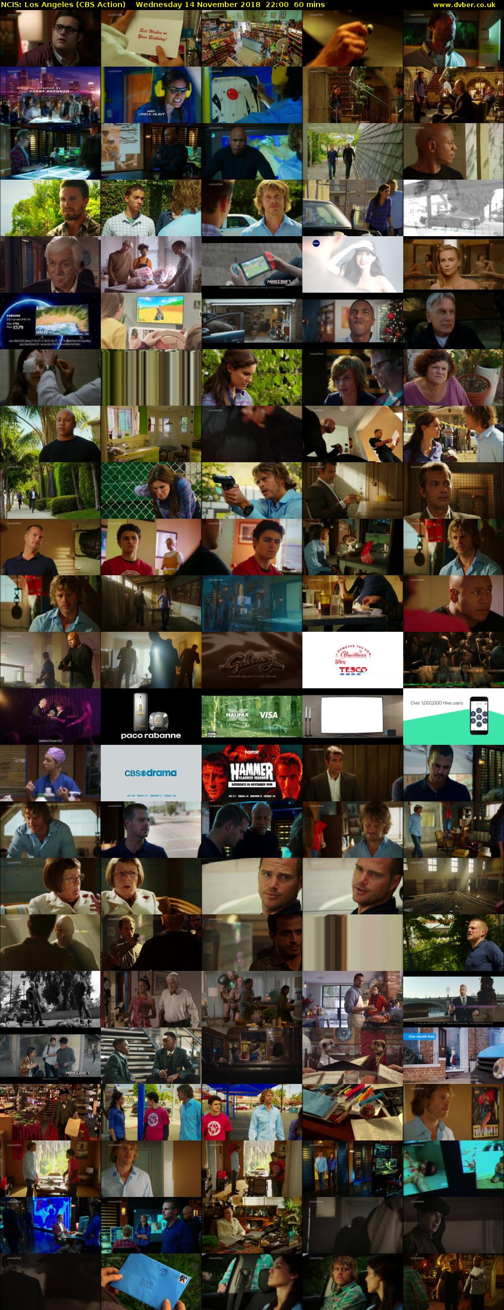 NCIS: Los Angeles (CBS Action) Wednesday 14 November 2018 22:00 - 23:00