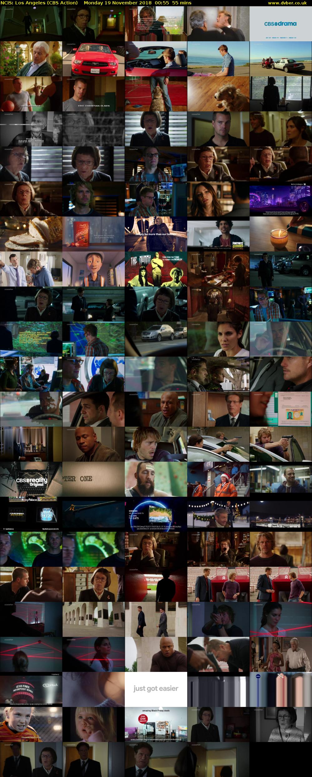 NCIS: Los Angeles (CBS Action) Monday 19 November 2018 00:55 - 01:50