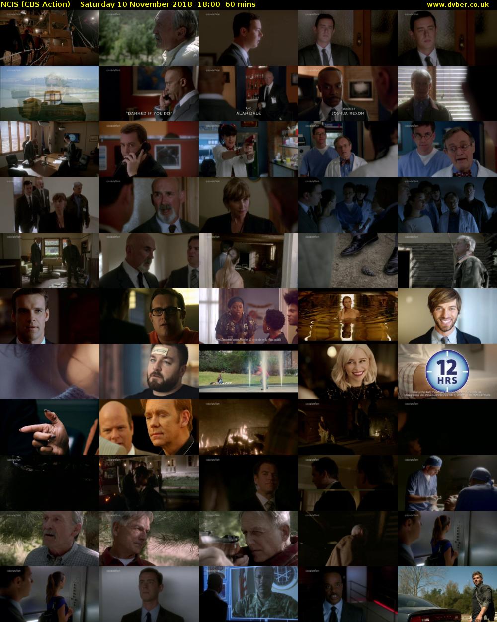 NCIS (CBS Action) Saturday 10 November 2018 18:00 - 19:00