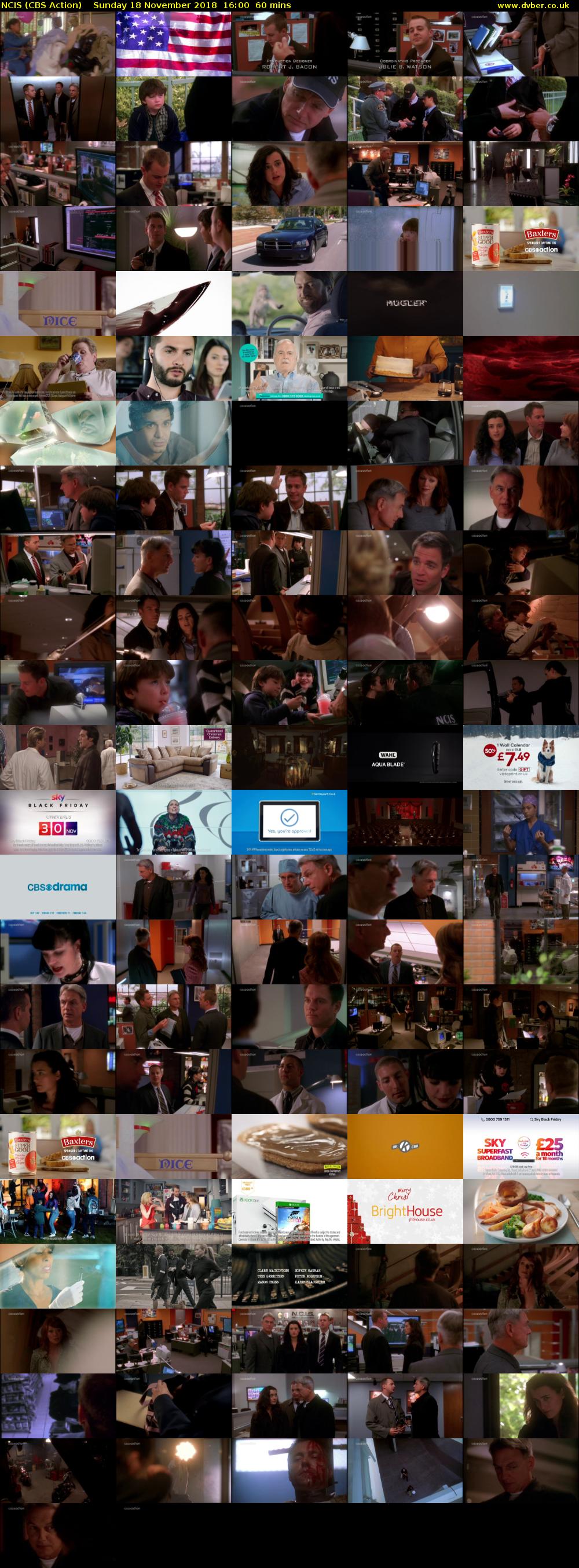 NCIS (CBS Action) Sunday 18 November 2018 16:00 - 17:00