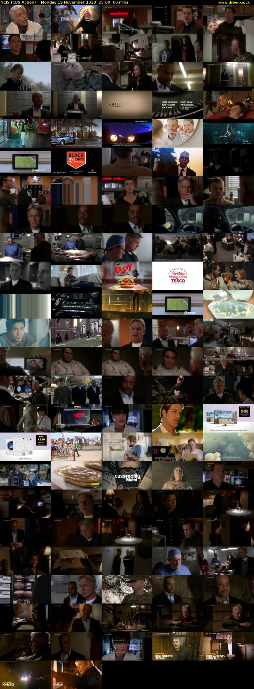 NCIS (CBS Action) Monday 19 November 2018 23:00 - 00:00