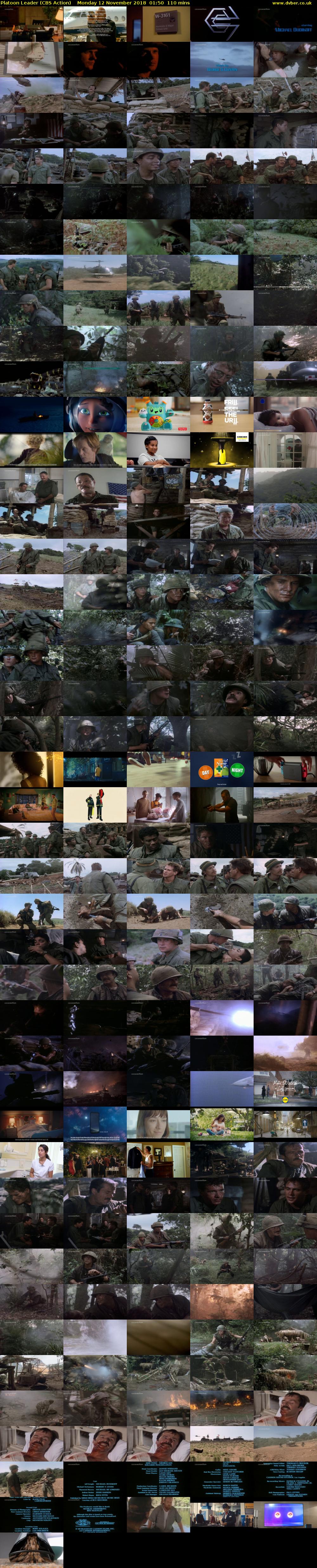 Platoon Leader (CBS Action) Monday 12 November 2018 01:50 - 03:40