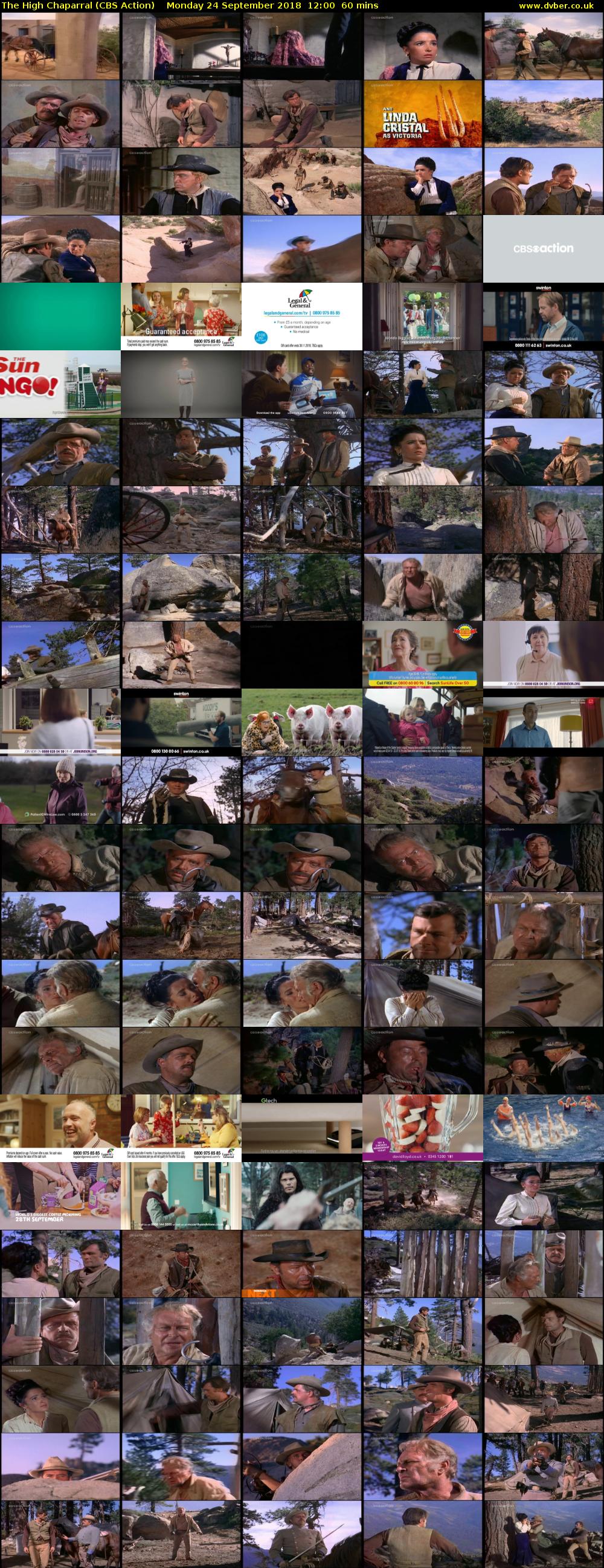 The High Chaparral (CBS Action) Monday 24 September 2018 12:00 - 13:00
