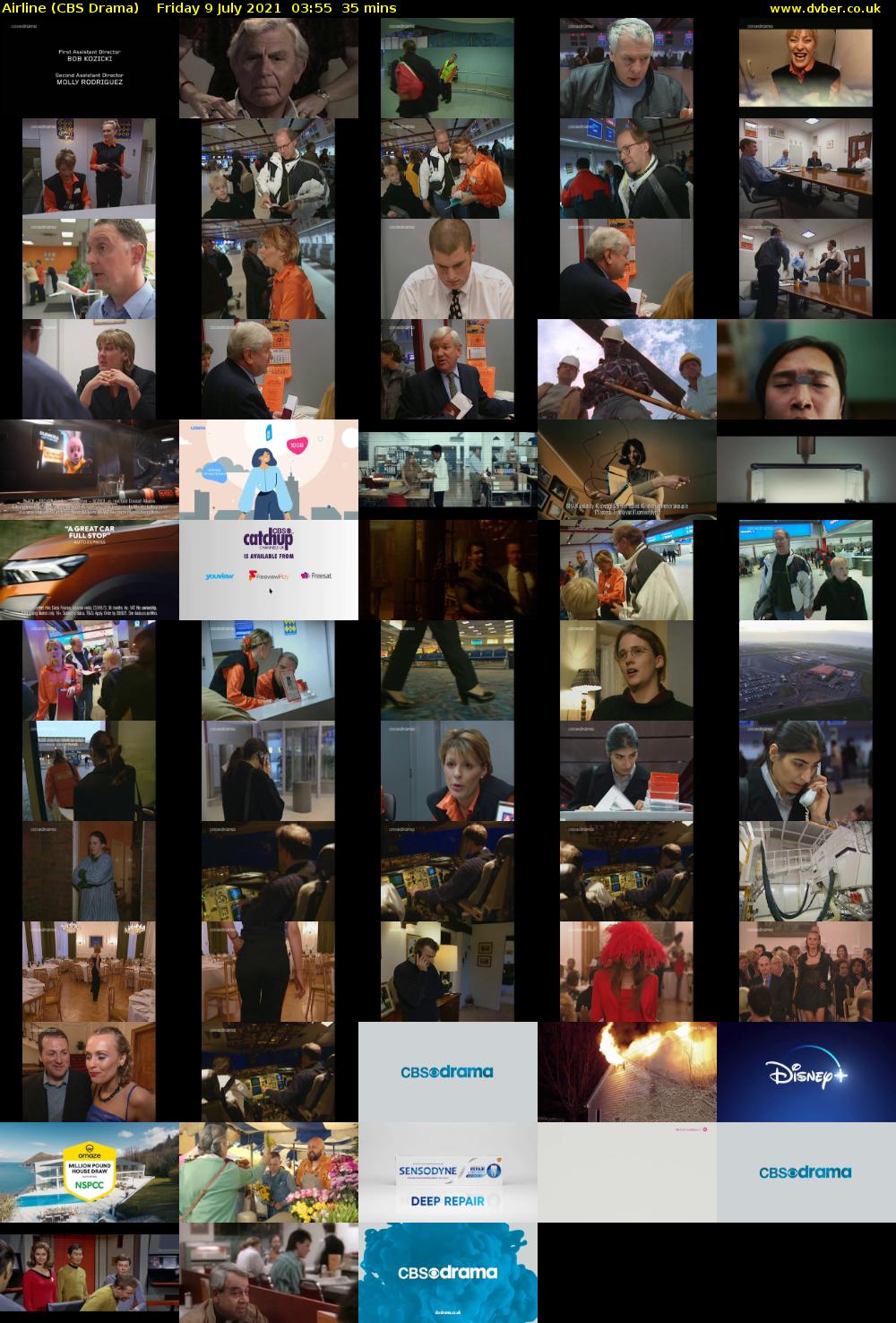 Airline (CBS Drama) Friday 9 July 2021 03:55 - 04:30