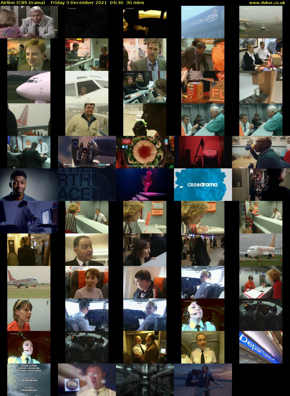 Airline (CBS Drama) Friday 3 December 2021 04:30 - 05:00