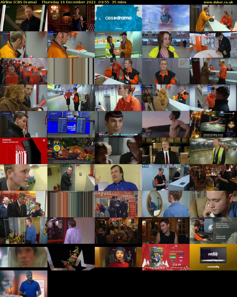 Airline (CBS Drama) Thursday 16 December 2021 03:55 - 04:30