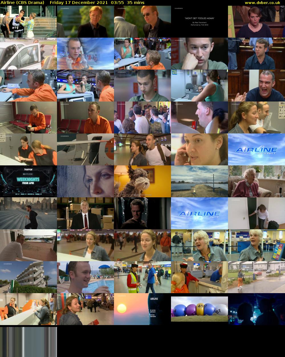 Airline (CBS Drama) Friday 17 December 2021 03:55 - 04:30
