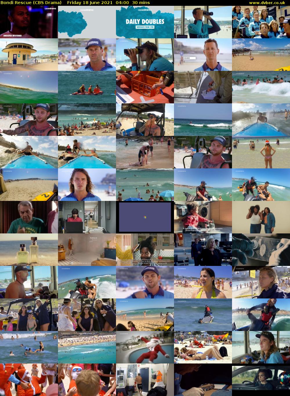 Bondi Rescue (CBS Drama) Friday 18 June 2021 04:00 - 04:30