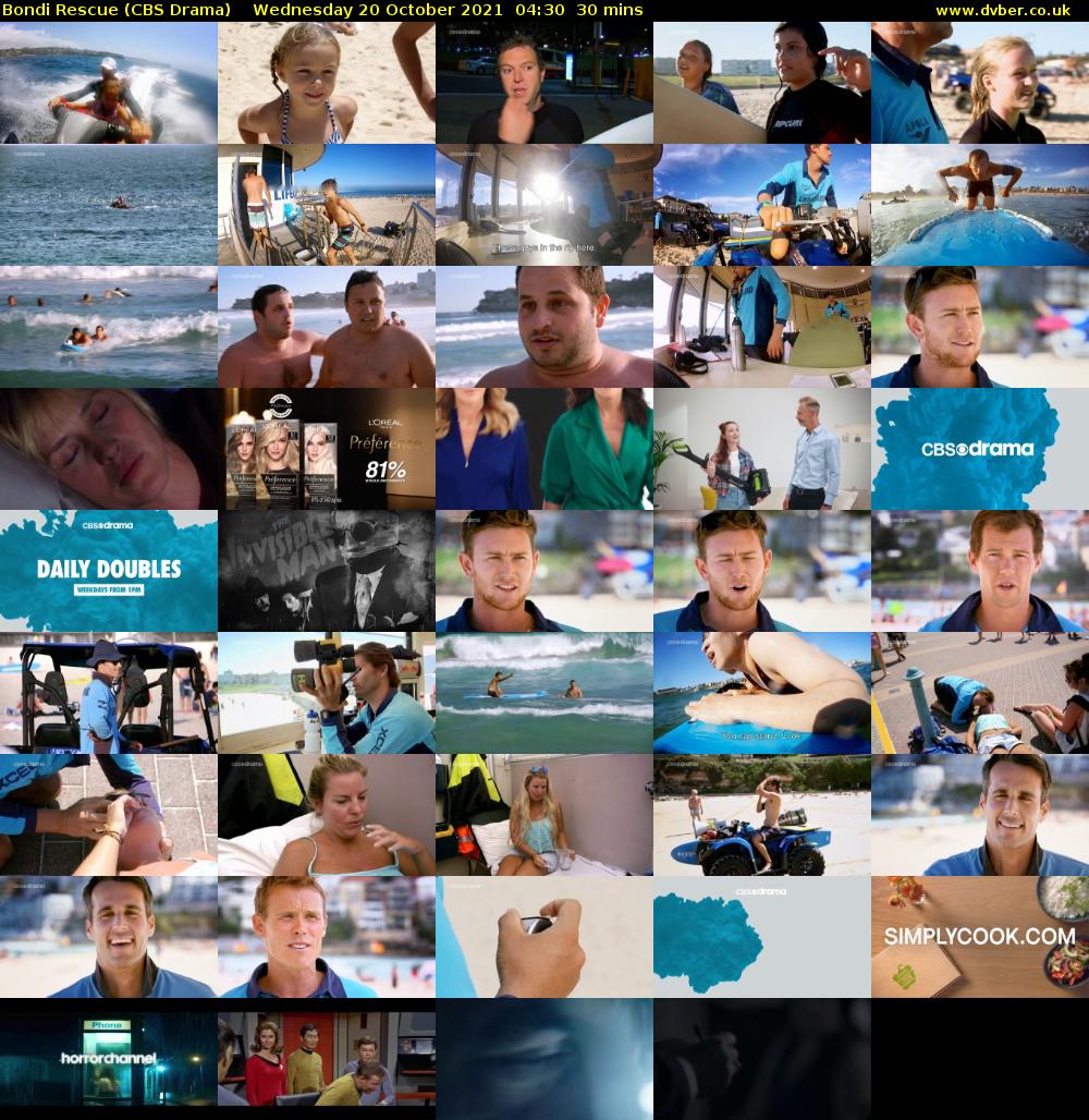Bondi Rescue (CBS Drama) Wednesday 20 October 2021 04:30 - 05:00
