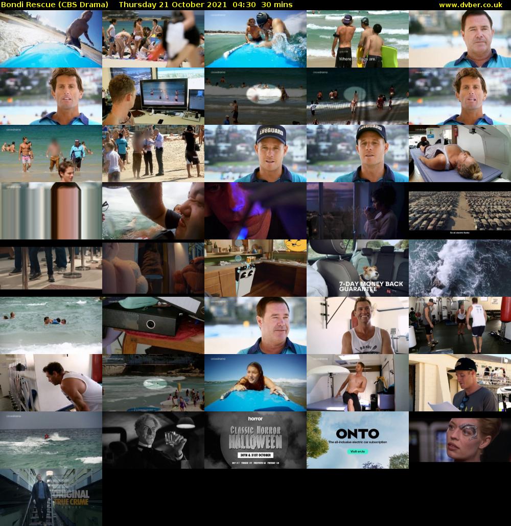 Bondi Rescue (CBS Drama) Thursday 21 October 2021 04:30 - 05:00