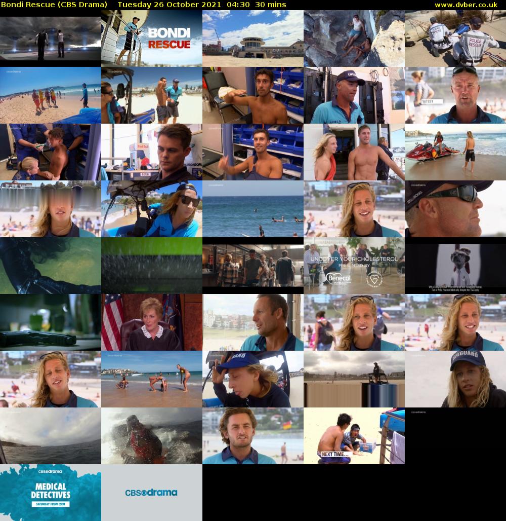Bondi Rescue (CBS Drama) Tuesday 26 October 2021 04:30 - 05:00