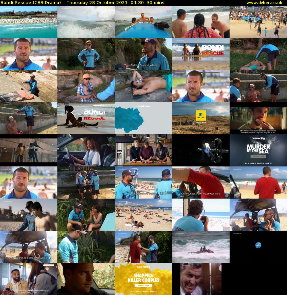Bondi Rescue (CBS Drama) Thursday 28 October 2021 04:30 - 05:00