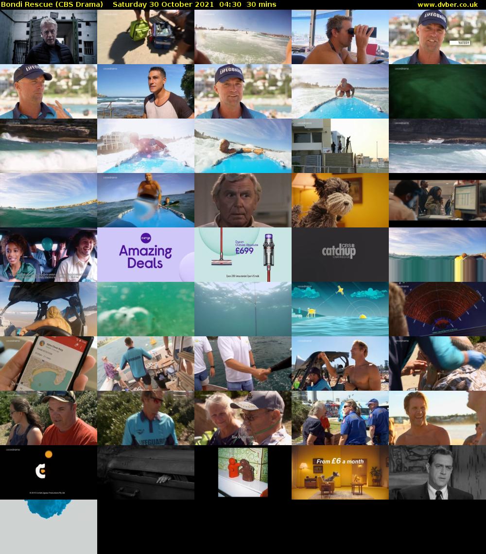 Bondi Rescue (CBS Drama) Saturday 30 October 2021 04:30 - 05:00