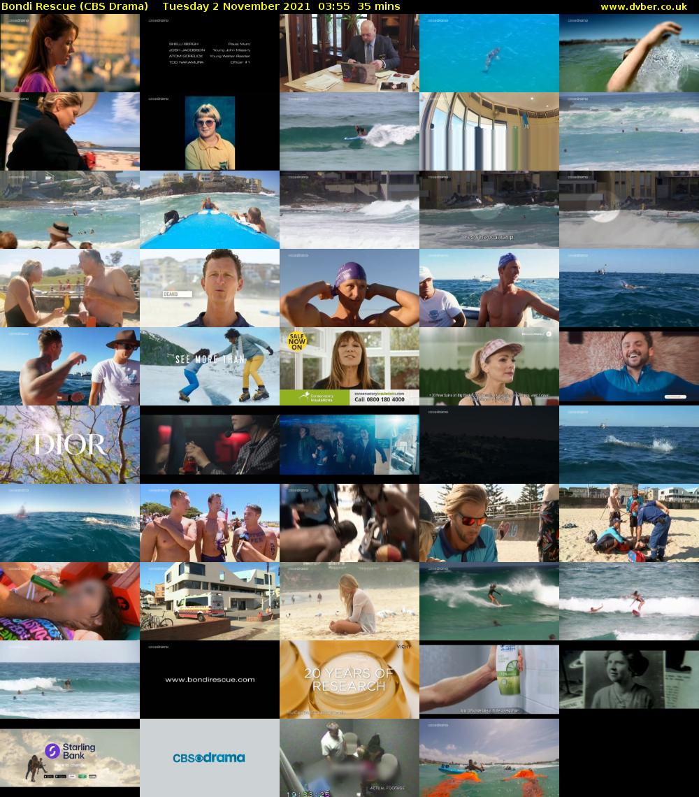 Bondi Rescue (CBS Drama) Tuesday 2 November 2021 03:55 - 04:30