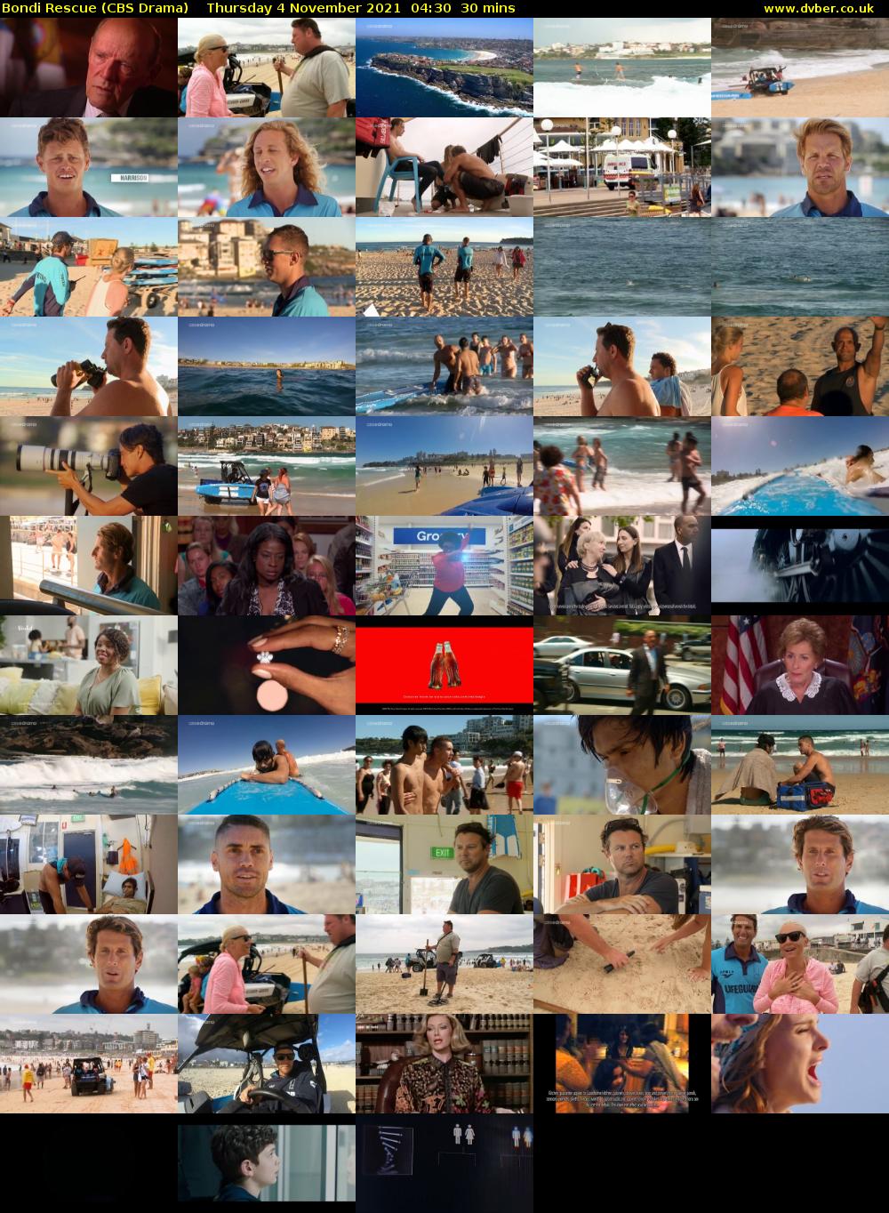 Bondi Rescue (CBS Drama) Thursday 4 November 2021 04:30 - 05:00