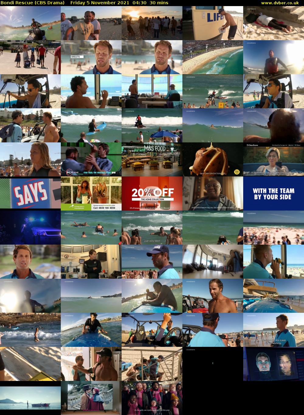 Bondi Rescue (CBS Drama) Friday 5 November 2021 04:30 - 05:00