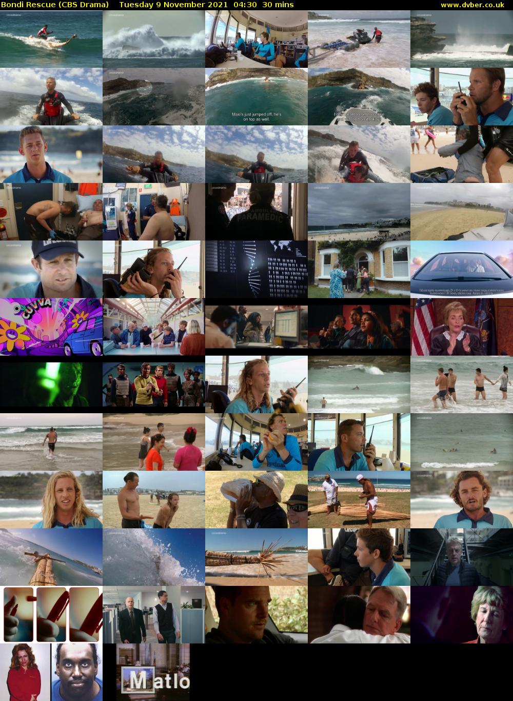 Bondi Rescue (CBS Drama) Tuesday 9 November 2021 04:30 - 05:00