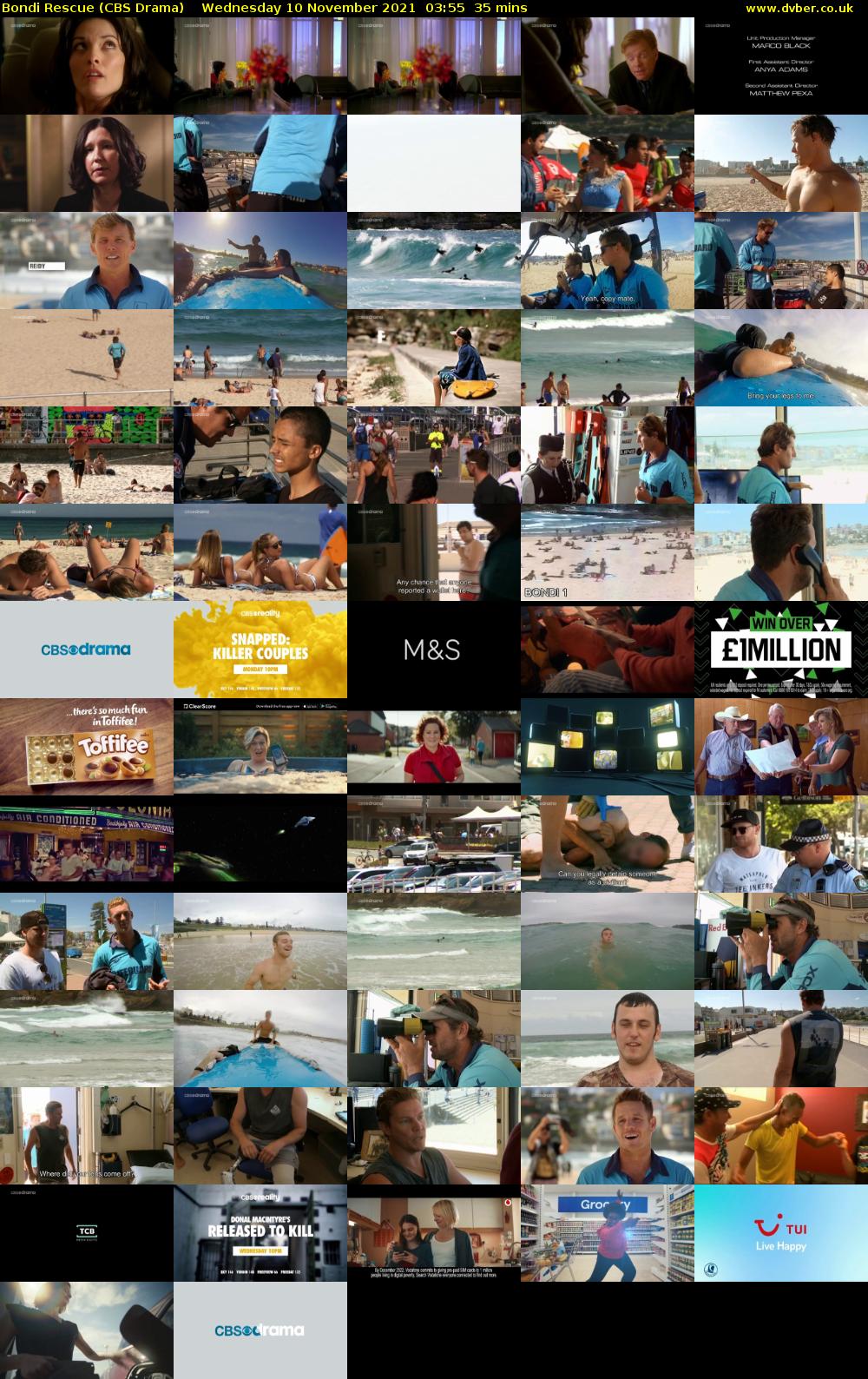 Bondi Rescue (CBS Drama) Wednesday 10 November 2021 03:55 - 04:30