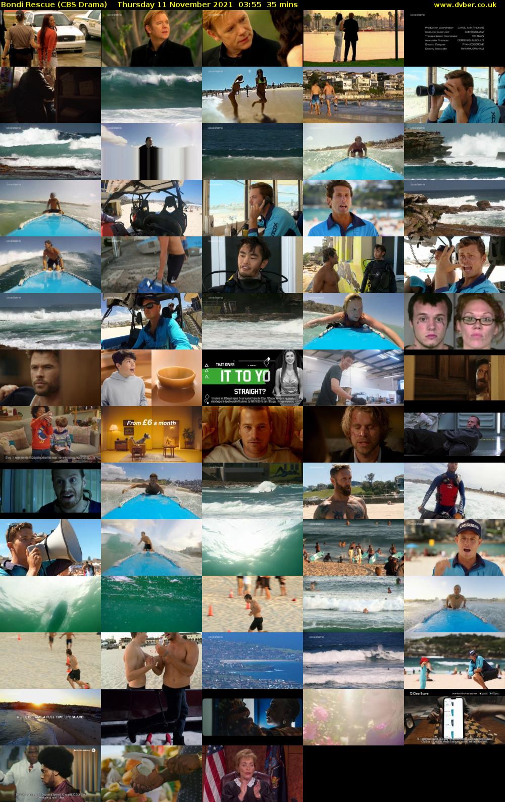Bondi Rescue (CBS Drama) Thursday 11 November 2021 03:55 - 04:30