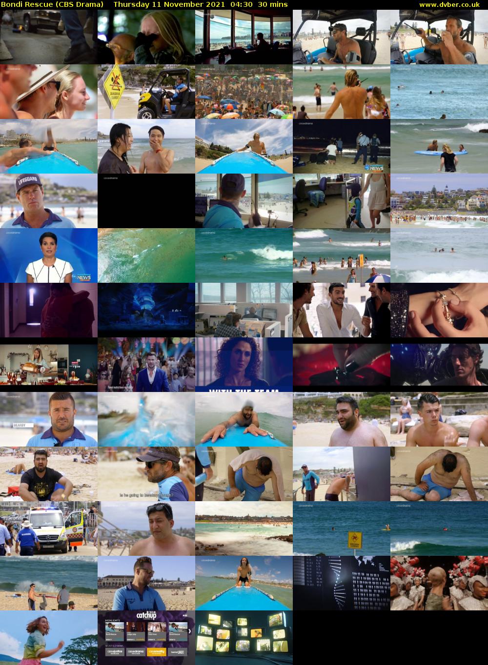 Bondi Rescue (CBS Drama) Thursday 11 November 2021 04:30 - 05:00