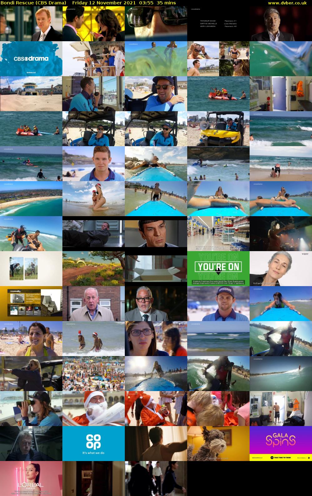 Bondi Rescue (CBS Drama) Friday 12 November 2021 03:55 - 04:30