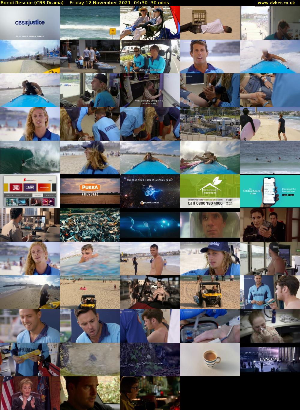 Bondi Rescue (CBS Drama) Friday 12 November 2021 04:30 - 05:00