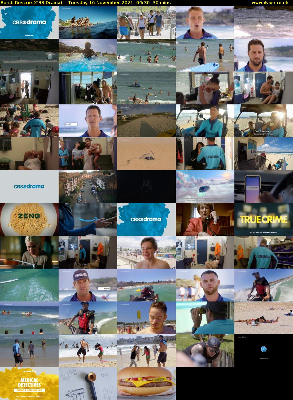 Bondi Rescue (CBS Drama) Tuesday 16 November 2021 04:30 - 05:00