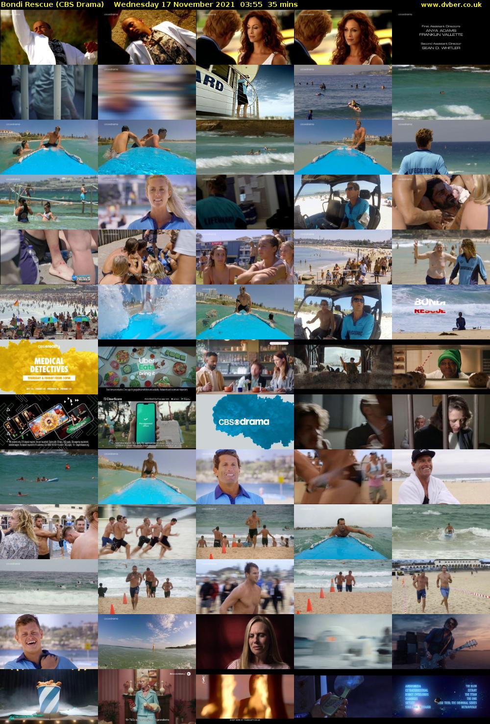 Bondi Rescue (CBS Drama) Wednesday 17 November 2021 03:55 - 04:30