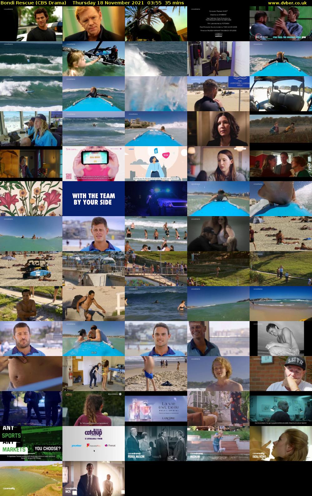 Bondi Rescue (CBS Drama) Thursday 18 November 2021 03:55 - 04:30