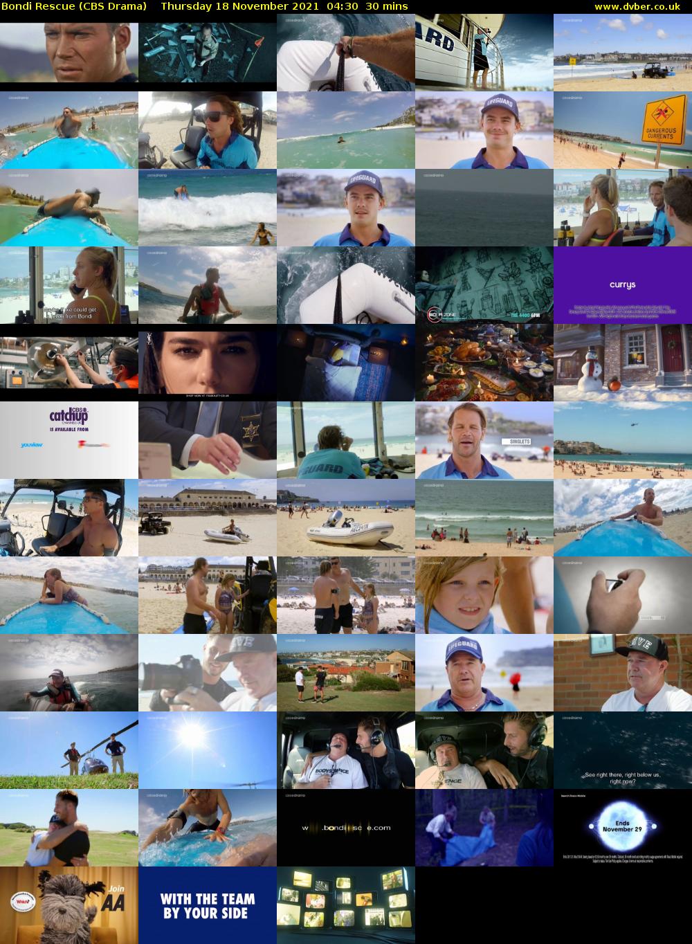 Bondi Rescue (CBS Drama) Thursday 18 November 2021 04:30 - 05:00