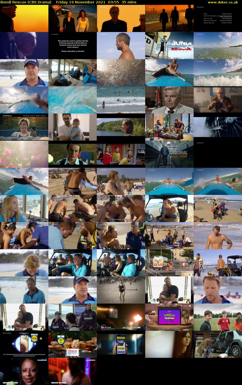 Bondi Rescue (CBS Drama) Friday 19 November 2021 03:55 - 04:30