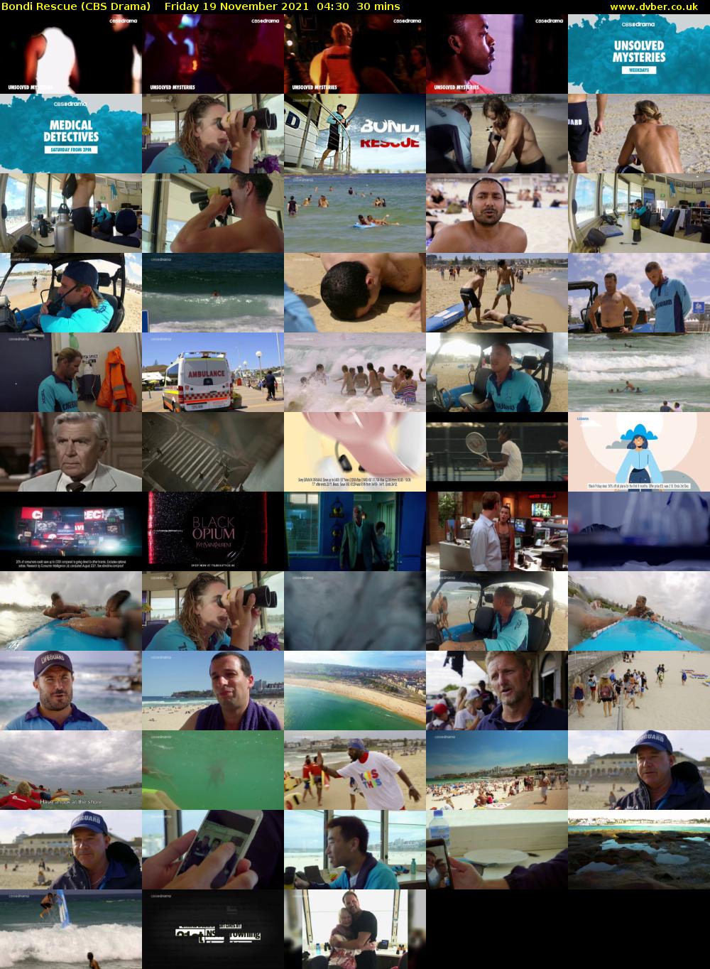 Bondi Rescue (CBS Drama) Friday 19 November 2021 04:30 - 05:00