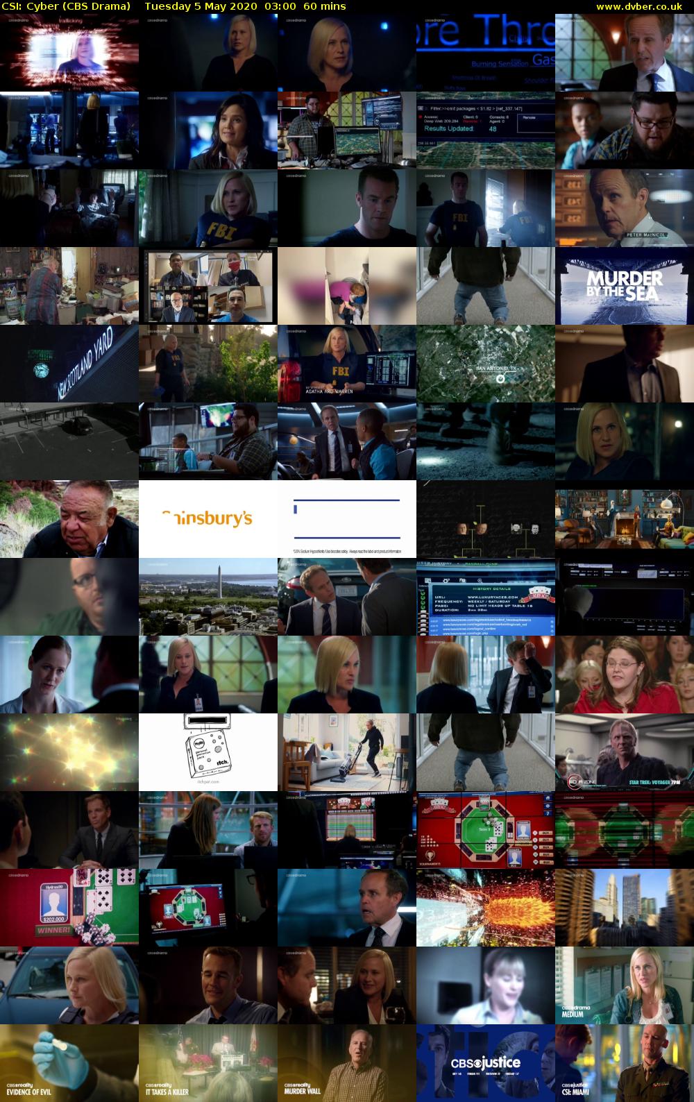 CSI: Cyber (CBS Drama) Tuesday 5 May 2020 03:00 - 04:00