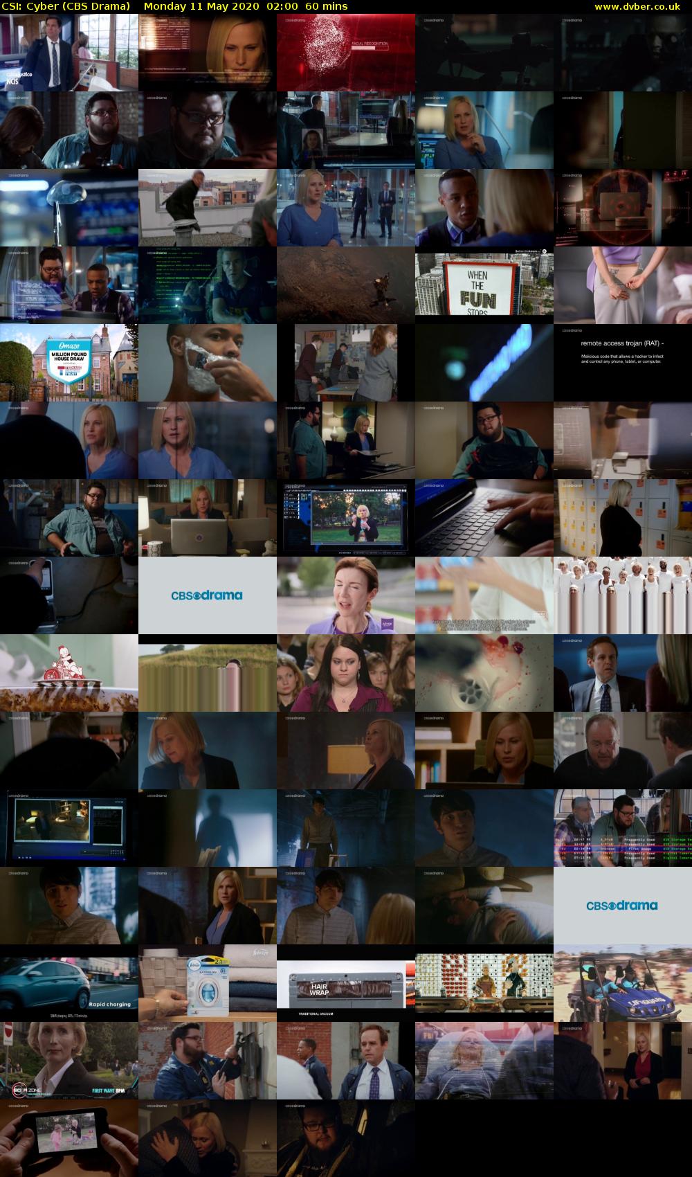 CSI: Cyber (CBS Drama) Monday 11 May 2020 02:00 - 03:00
