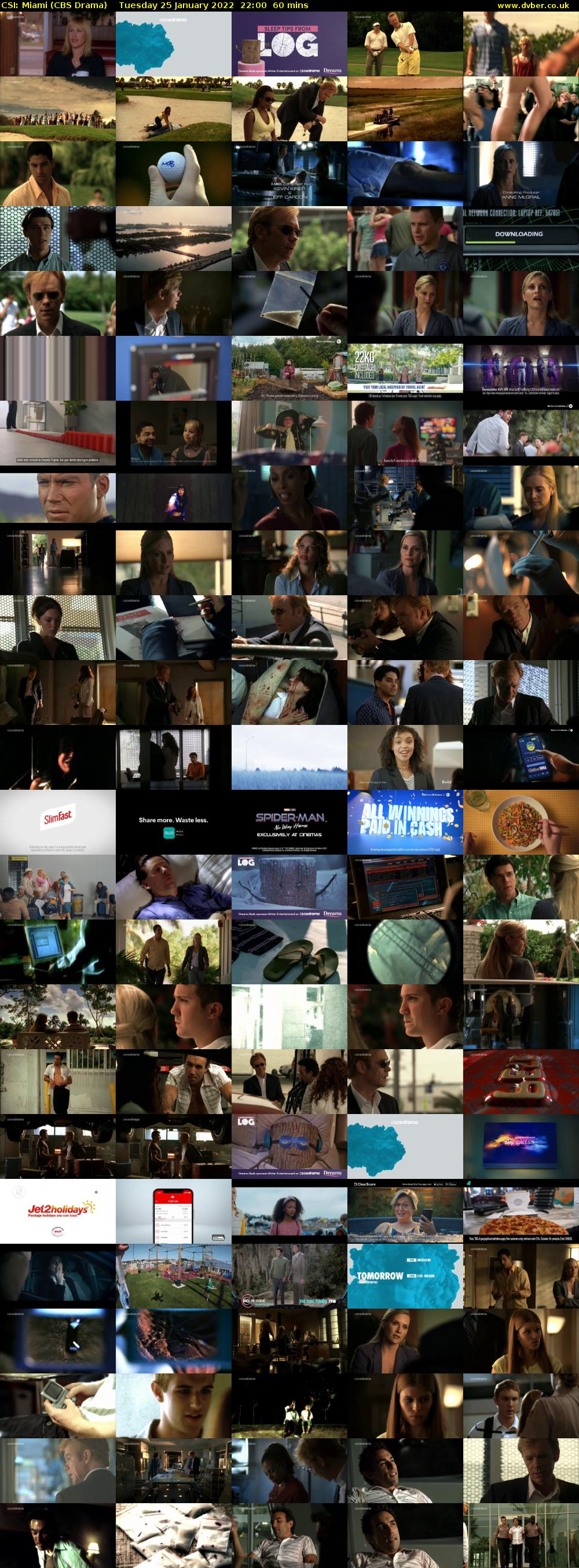 CSI: Miami (CBS Drama) Tuesday 25 January 2022 22:00 - 23:00