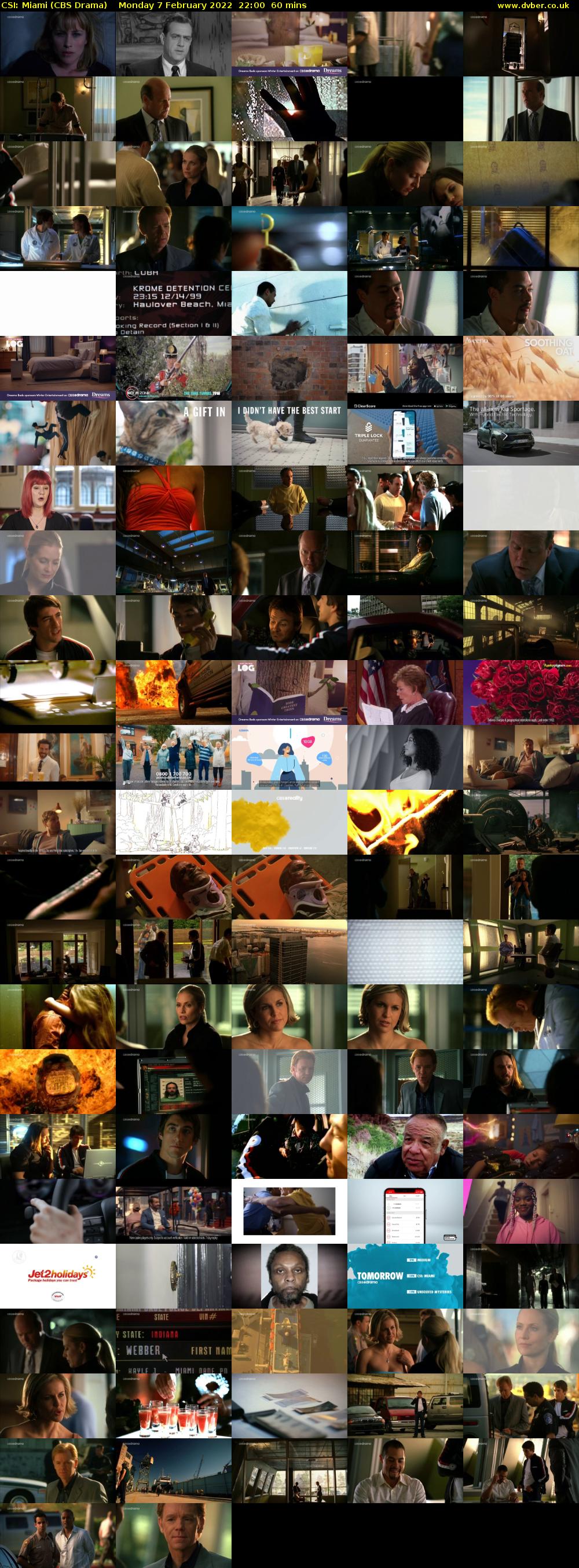 CSI: Miami (CBS Drama) Monday 7 February 2022 22:00 - 23:00