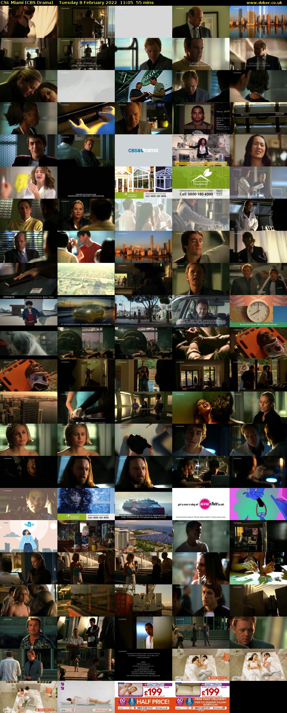 CSI: Miami (CBS Drama) Tuesday 8 February 2022 11:05 - 12:00