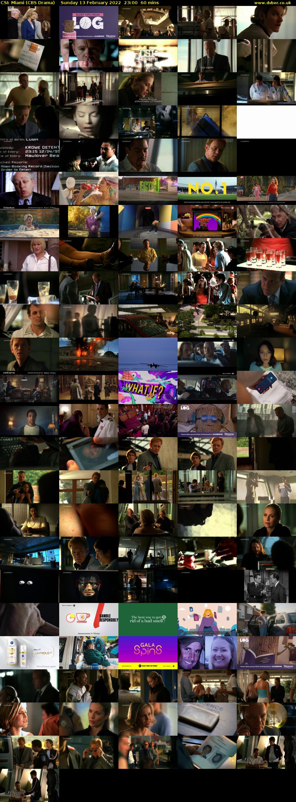 CSI: Miami (CBS Drama) Sunday 13 February 2022 23:00 - 00:00