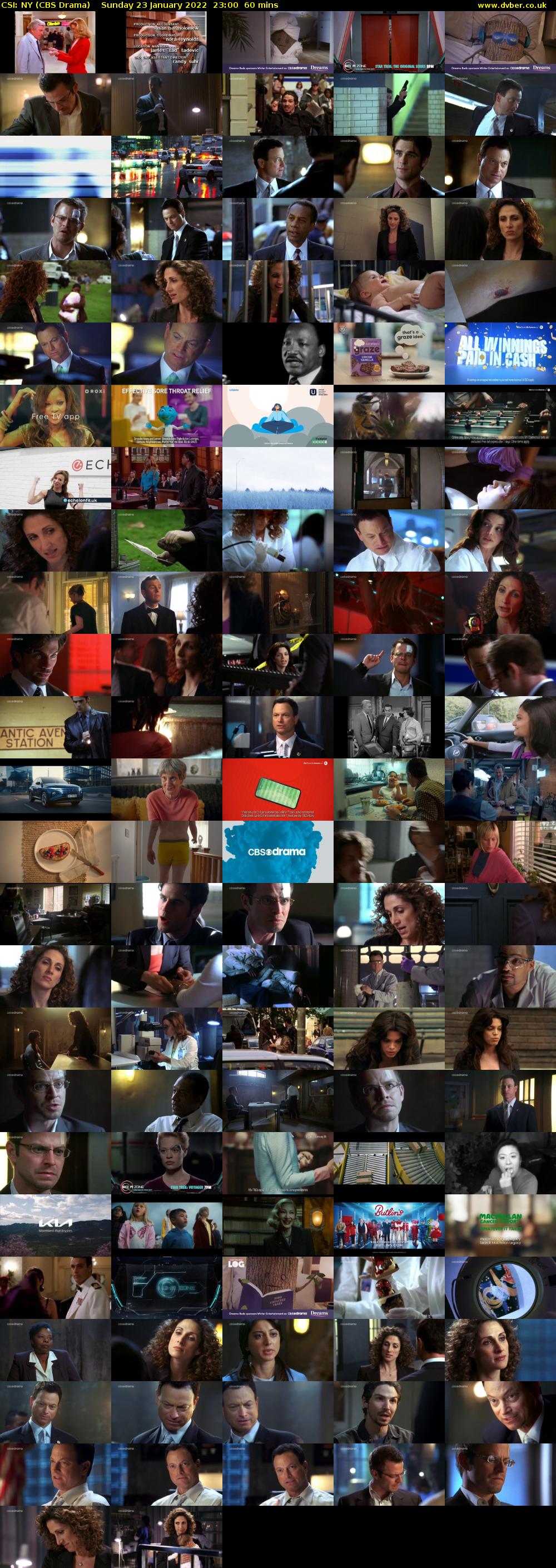 CSI: NY (CBS Drama) Sunday 23 January 2022 23:00 - 00:00