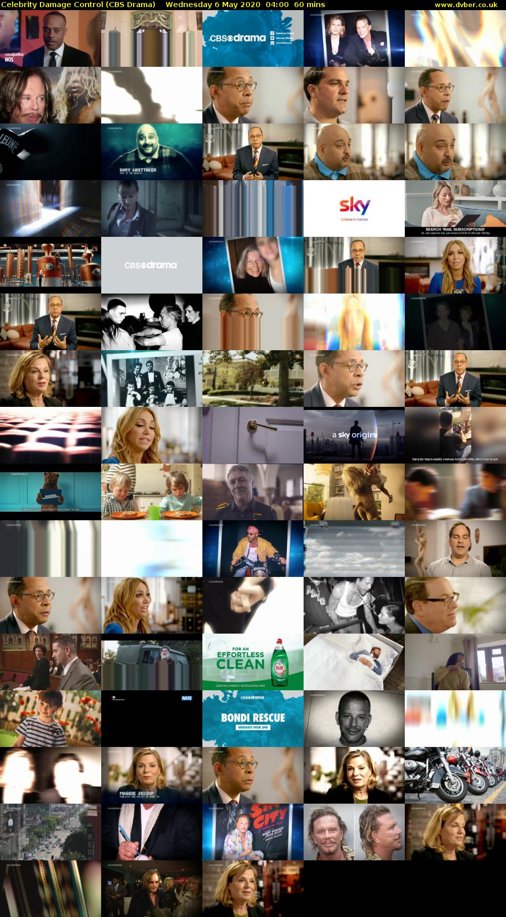Celebrity Damage Control (CBS Drama) Wednesday 6 May 2020 04:00 - 05:00