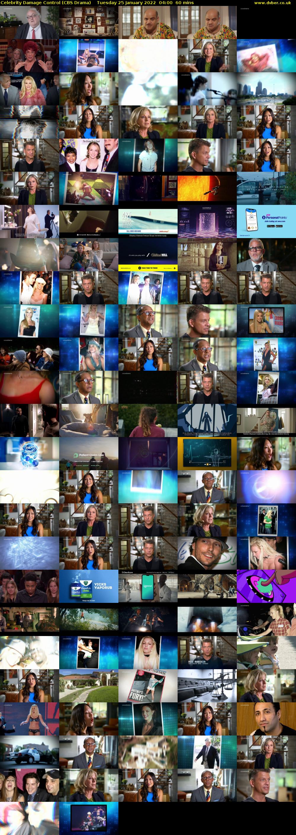 Celebrity Damage Control (CBS Drama) Tuesday 25 January 2022 04:00 - 05:00