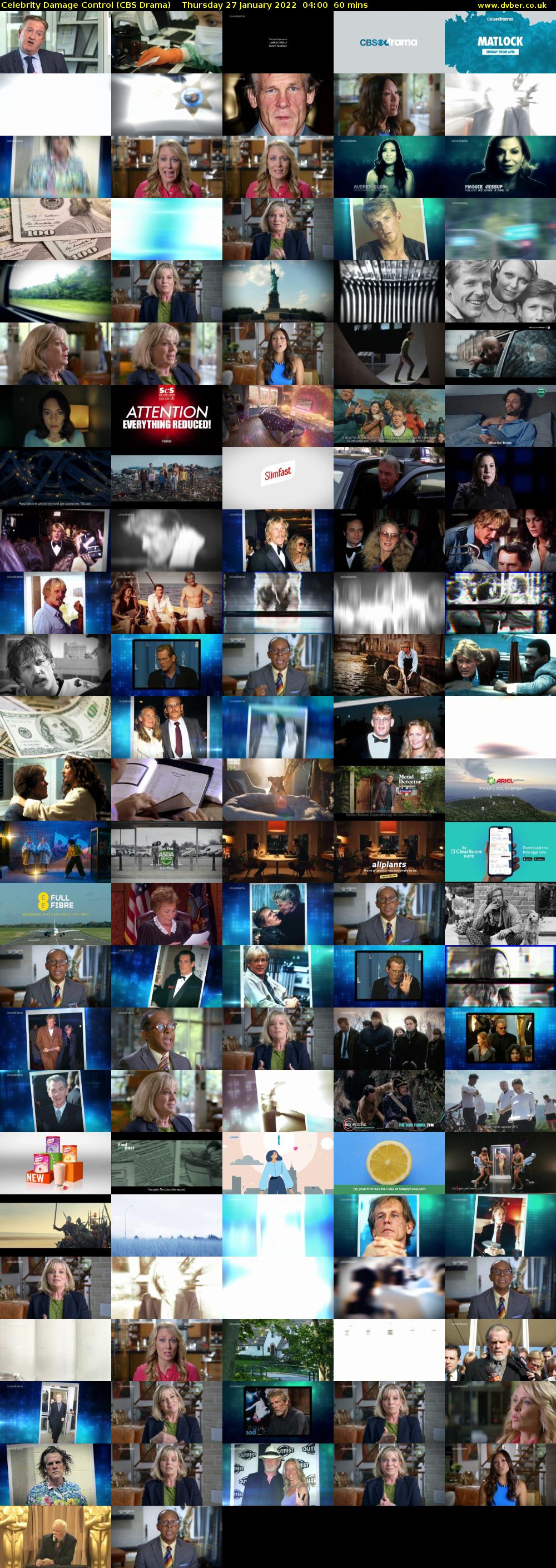 Celebrity Damage Control (CBS Drama) Thursday 27 January 2022 04:00 - 05:00