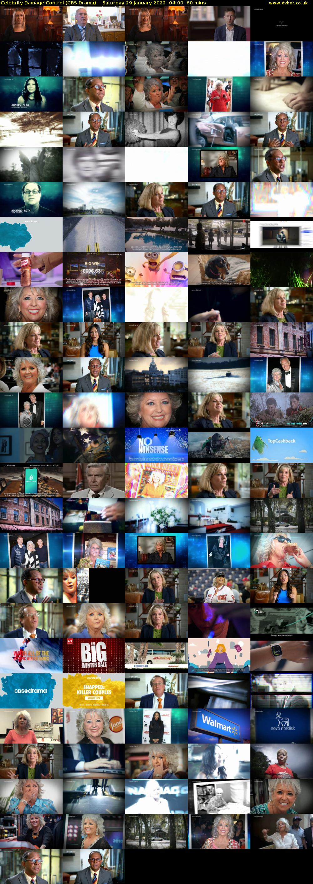 Celebrity Damage Control (CBS Drama) Saturday 29 January 2022 04:00 - 05:00